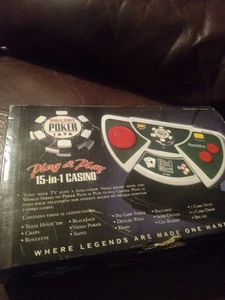 SERIE MUNDIAL DE POKER 15 en 1 JUEGOS DE CASINO PLUG & PLAY Probados Funciona - Imagen 1 de 6