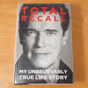 TOTAL RECALL Arnold Schwarzenegger *SIGNED* First Edition 1st Printing Hardcover - Foto 1 di 5