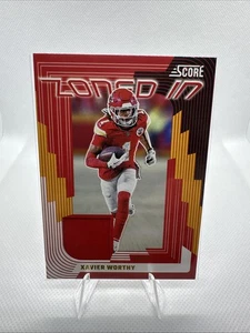 2025 Score - Zoned In Jerseys #ZON-XWY Xavier Worthy Kansas City Chiefs - Picture 1 of 2