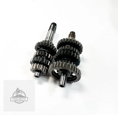 2001 SUZUKI DRZ400 DRZ400E OEM TRANSMISSION TRANS GEARS - Image 1 of 4