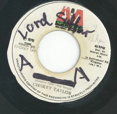 " ETHIOPIA LAND." chokey taylor. MICRON MUSIC LIMITED 7in 1975. - Image 1 of 2