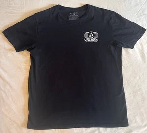 Volcom Youth XL Basic Black T-shirt With Logo - Picture 1 of 6