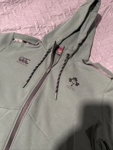 Canterbury Ireland IRFU Vodafone Full Zip Vapodri Hoodie Green Size Medium - Picture 1 of 12