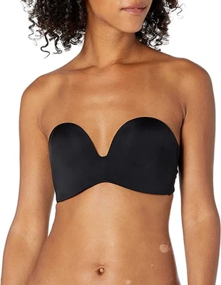 Wonderbra Women's Ultimate Strapless Underwire Bra, Black, 32A - Image 1 of 4