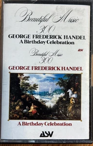 1985 ASV CASSETTE TAPE - GEORGE FREDERICK HANDEL A BIRTHDAY CELEBRATION - ABM767 - Picture 1 of 1