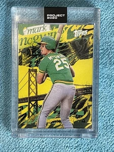 2020 Topps Project 2020 1987 Topps /2062 Mark McGwire Tyson Beck #351 - Picture 1 of 2