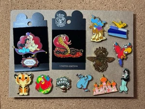 Aladdin 12 Pin Lot-einige ältere, Teppich, Jafar, Dschinn, Jago, Buch, Rajah, Jasmin - Bild 1 von 24