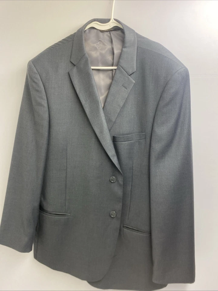 Traje Chaqueta Carevelli Hombre Gris Blazer Negocios Informal Foto 1 de 4