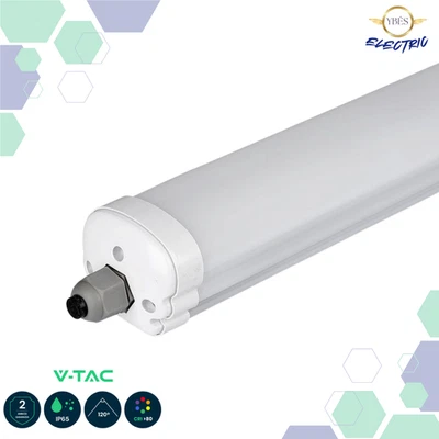 PLAFONIERA LED IP65 60 120 150 cm VTAC COLORE LUCE BIANCO NATURALE FREDDO - Immagine 1 di 4
