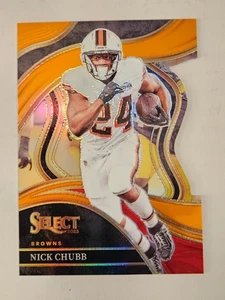 Nick Chubb - 2023 Panini Select Orange Die Cut SN 174/399 Insert Card - Bild 1 von 2
