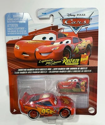 迪士尼皮克斯汽车 -- Lightning McQueen 带 Rusteze 标志 -- 金属 -- 如图所示 — 第 1/4 张图片