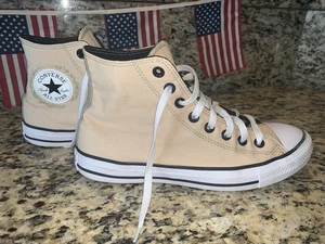 Zapatilla deportiva alta Converse Chuck Taylor diseñada a medida tostada/sabia unisex mujer 9,5 - Imagen 1 de 7