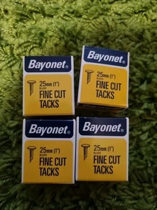 Bayonet 25mm 1" Blued Fine Cut Tacks 4 X 40g 4 Boxes - Picture 1 of 1