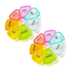 Wöchentlicher großer 7 Tage Pillen Organizer - Pillendose, Etui, Behälter, Reisespender... - Bild 1 von 7