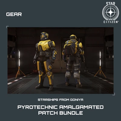 STAR CITIZEN - GEARS - PYROTECHNIC AMALGAMATED - PATCH BUNDLE (LIMITED ITEM) - Image 1 of 3