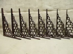 8 Gusseisen große antike Stil Halterungen Gartenhalterungen Regalhalterung Corbels - Bild 1 von 8