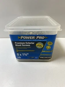 Hillman 48607 Bronze Power Pro T-20 Star Exterior Deck Screw 5lb #8 x 1-3/4 in. - Picture 1 of 6