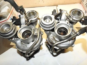 Turbos Turbochargers N63 (L+R Set) for BMW 550i 650i 750i X5 X6 4.4L 09-13OEM - Picture 1 of 6