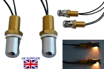 Motorbike License Plate Lights for Harley Davidson Dyna Softail Sportster  - Image 1 of 4