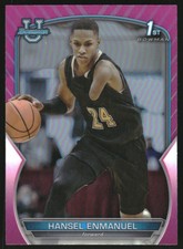 2022-23 Bowman Chrome University Pink Refractors #52 Hansel Enmanuel 