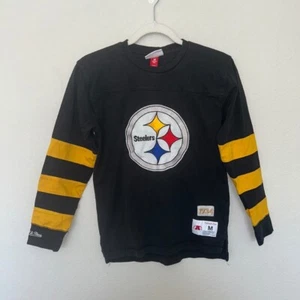 Mitchell & Ness Steelers Fußball Trikot Langarm Jugend Größe M - Bild 1 von 8