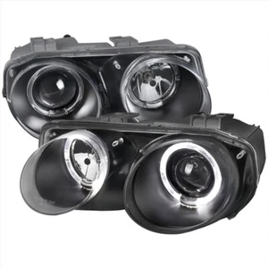 Faros proyectores halo carcasa negra para Acura Integra 98-01 LS GS RS GSR DC - Imagen 1 de 3