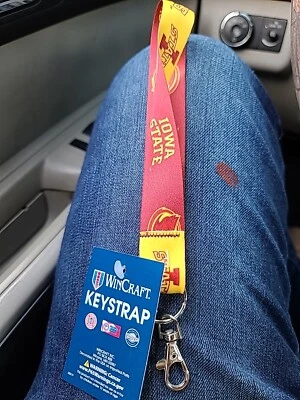 Iowa State Cyclones Wincraft NCAA 1" Lanyard Key Strap - Image 1 of 2