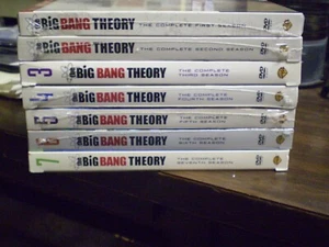 (7) The Big Bang Theory Season DVD Lot: Seasons 1-7 w/Slipcovers (5) NEW - Picture 1 of 1