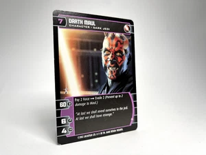 Star Wars TCG: Darth Maul (B) HASBRO UNLEASHED edition #2/7 LP Promo Card WOTC - Picture 1 of 2
