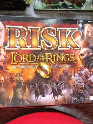 RISK Lord of the Rings LOTR Board Game Middle-Earth Conquest Game 100% Complete - Image 1 of 4