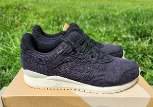 Scarpe Asics Gel Lyte III 3 OG nere in velluto a coste da donna bianche NUOVE 1202A076-001 - Foto 1 di 8