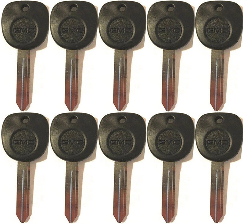 10 New OEM Original GMC Logo Key Blanks UNCUT 15026222 598009 Yukon Envoy Safari - Image 1 of 1