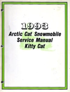 1993 Arctic Cat Kitty Cat Snowmobile Factory Service Manual Original Shop Repair - Picture 1 of 2