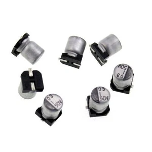 20x SMD Elko Kondensator 1µF 50V 105°C 4x5,4mm 7RTSC1HRB105MVR04005 1uF - Picture 1 of 1