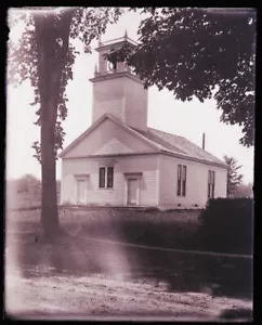 (1) LATE 1800s-EARLY 1900s ANTIQUE GLASS NEGATIVE, "MAINE CHURCH, CHINA ". - Picture 1 of 2