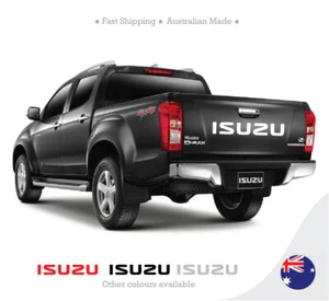 CALCOMANÍA PEGATINA TRASERA ISUZU DMAX SIN FONDO MUCHOS COLORES DISPONIBLES - Imagen 1 de 2