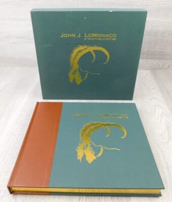 John LoMonaco A Hunting Lifetime Anderson Big Game Signed Lmtd Ed Slip Case Book - Image 1 of 4
