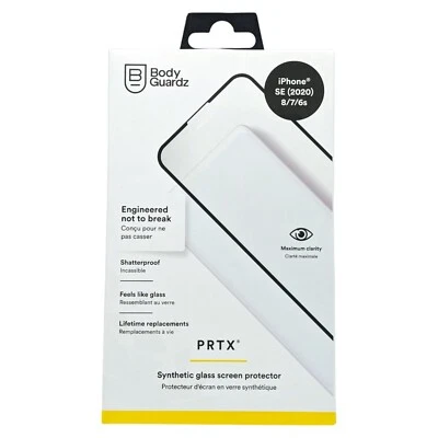 BodyGuardz PRTX Screen Protector for iPhone SE 3rd Generation Anti-Scratch - Image 1 of 2