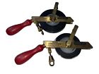Stanley Ipm Oil Guage Dipping Tape Brass Frame Metal Winding Core 50Ft And 100Ft