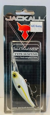 Jackall Soul Shad 68SP, SS Shad de colección, descontinuado 2,7", 5/16 oz nuevo en paquete Foto 1 de 4