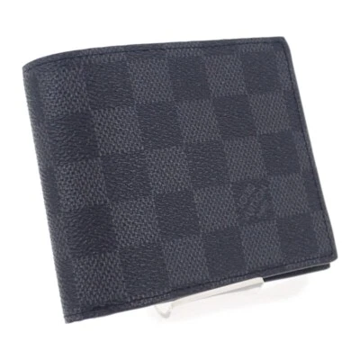 LOUIS VUITTON Portofeuil Amerigo NM Damier Graphite Bi-fold Wallet Black ISY - Image 1 of 4