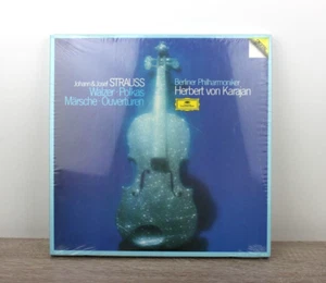 Johann & Josef STRAUSS Walzer, Polkas, Marsche, Ouvertüren (LP Box) Karajan NEW! - Imagen 1 de 5