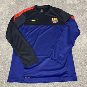 FC Barcelona Nike 2012-13 Training Pre Match Long Sleeve Jersey Soccer Size L - Picture 1 of 9