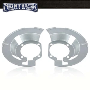 Fit For 2000-2002 Dodge Ram 2500 3500 Front Brake Dust Shield Cover Left+Right - Picture 1 of 9