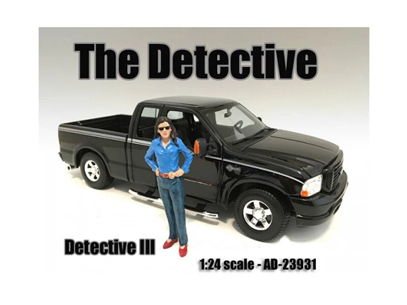 The Detective #3 Figure 1/24 Scale Diecast CARZ Diorama - Image 1 of 1
