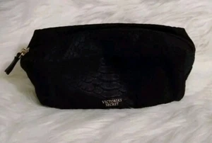 Victoria Secret Black Gold Makeup Cosmetics Bag - Picture 1 of 6
