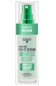 Hard Candy FIX-IT SERUM ~ Redness Relief ~ Green Tea + Cucumber Extract 1.0 oz - Picture 1 of 2