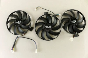 Full Set GPU Fans 95mm Asus Strix 3050 3060 7-pin T129215SU | US Seller, Fast... - Picture 1 of 4