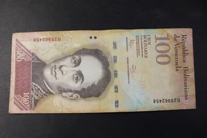 2012 100 BOLIVARES VENEZUELA CURRENCY GEM UNC BANKNOTE R25962458 - Picture 1 of 2