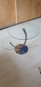 Beistelltisch glas chrom - Bild 1 von 2